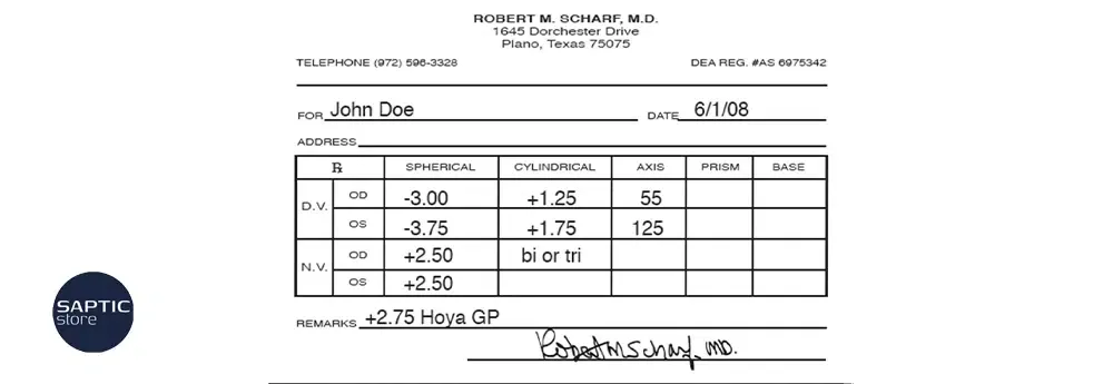 خواندن نسخه چشم پزشکی در منزل با 8 اصطلاح رایج