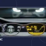 مقایسه 2 نوع عینک ضدنور چراغ ماشین (زرد و پلاریزه)