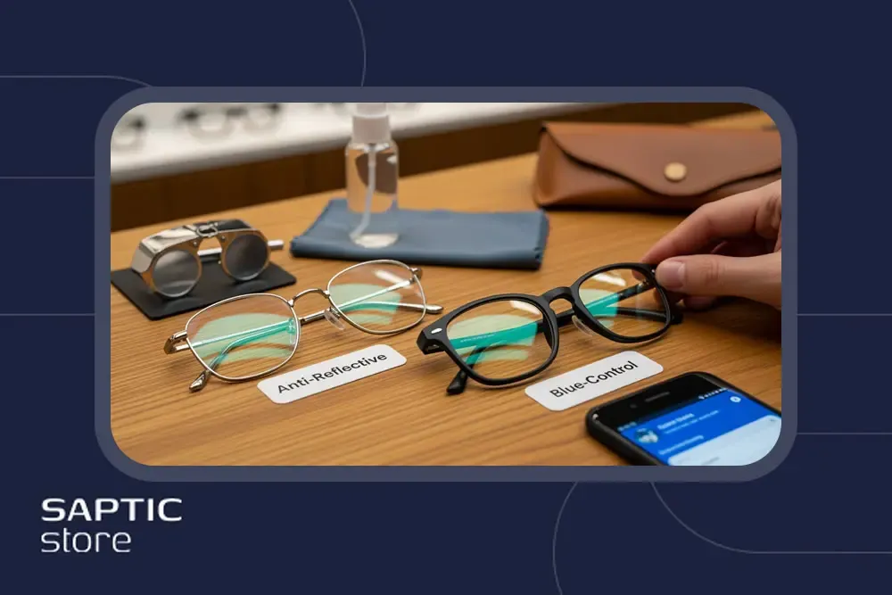 تفاوت عدسی آنتی رفلکس و بلوکنترل : راهنمای جامع برای انتخاب بهترین پوشش