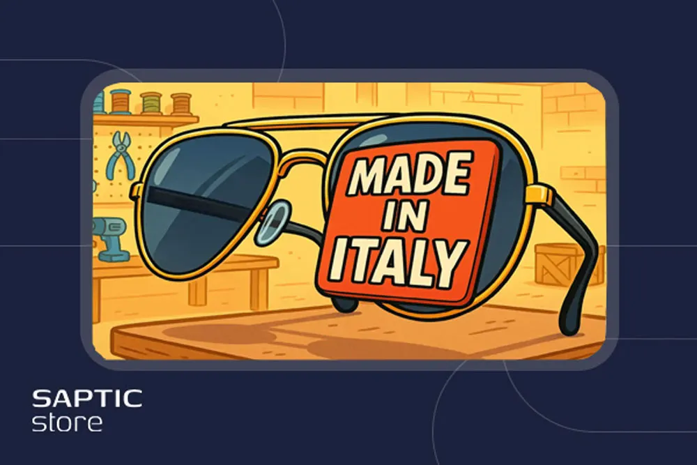 عینک پلیسی ساخت کجاست؟ فریب برچسب "Made in Italy" را نخورید!