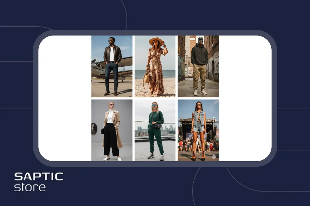 صفر تا صد ست کردن عینک خلبانی با استایل ها