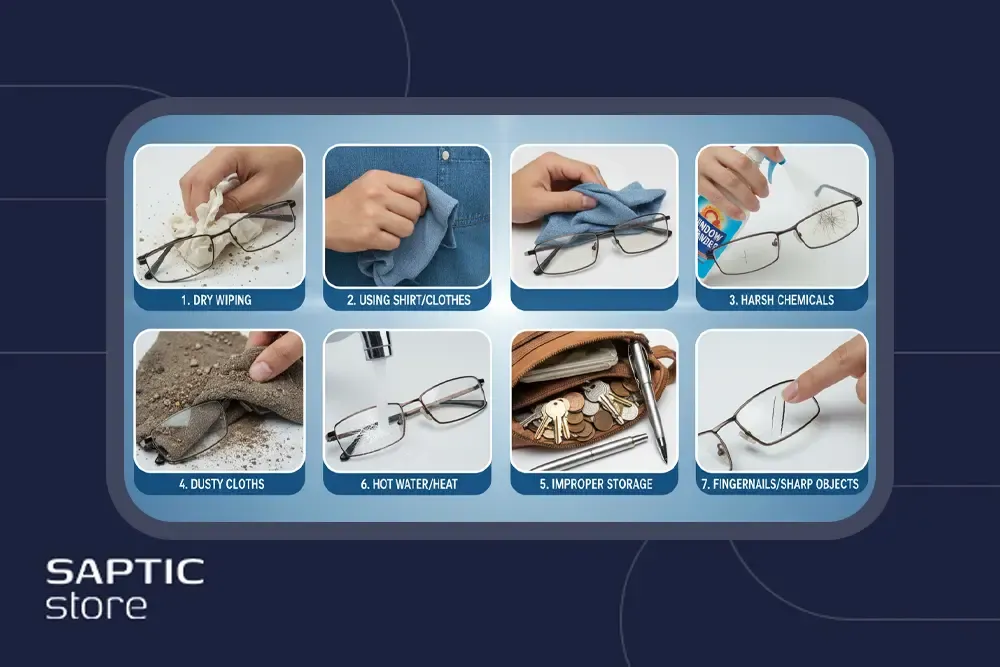 7 اشتباه که باعث خش افتادن روی عدسی آنتی رفلکس می شود