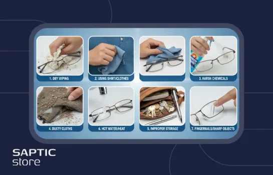 7 اشتباه که باعث خش افتادن روی عدسی آنتی رفلکس می شود