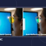 تفاوت بلوکنترل با عینک آنتی رفلکس برای کار با کامپیوتر