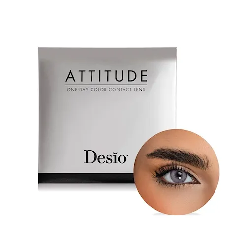 لنز طبی رنگی روزانه rebel grey